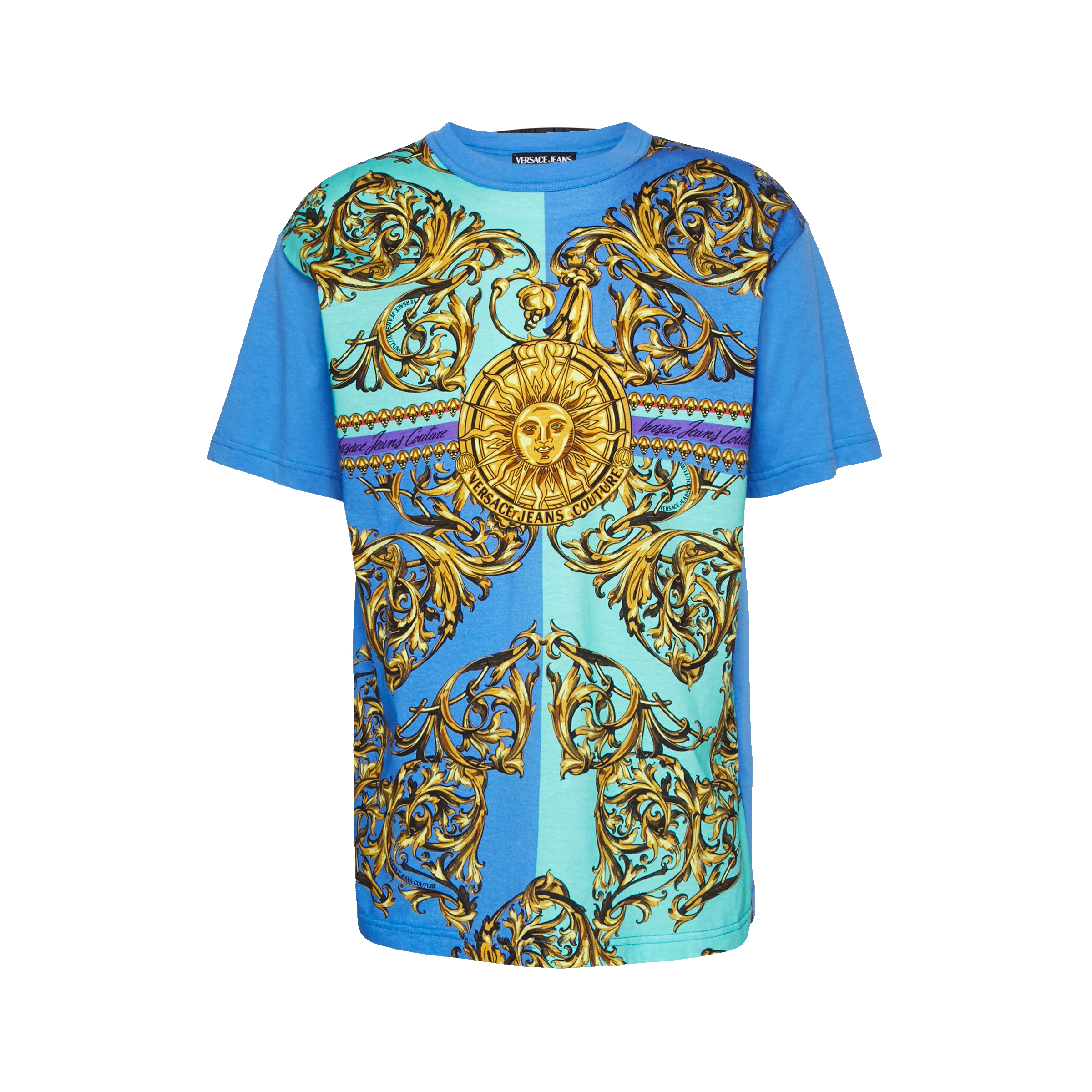 T-SHIRT UOMO VERSACE JEANS COUTURE REG PANEL P. GARLAND SUN 72GAH6RG.GC0 -  Tribes Store