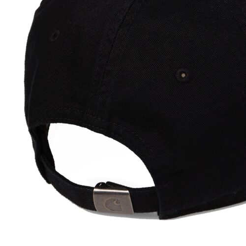 CAPPELLO UNISEX CARHARTT WIP MADISON LOGO CAP BLACK/WHITE I023750.0D2.XX.06