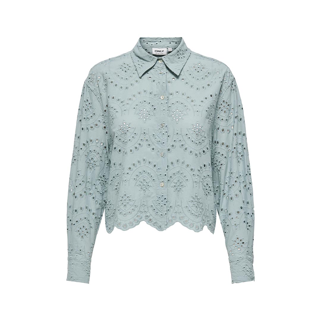 ONLY ONLVALAIS L/S SHIRT WVN NOOS 15269568.ABYSS