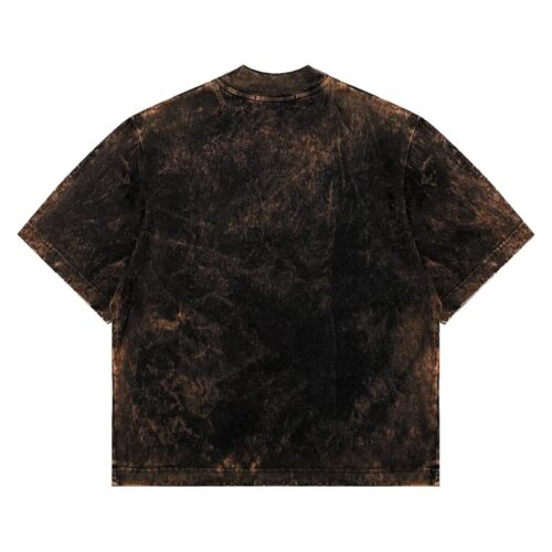 IUTER LABERL MARBLE TEE 25WITS02.BLACK