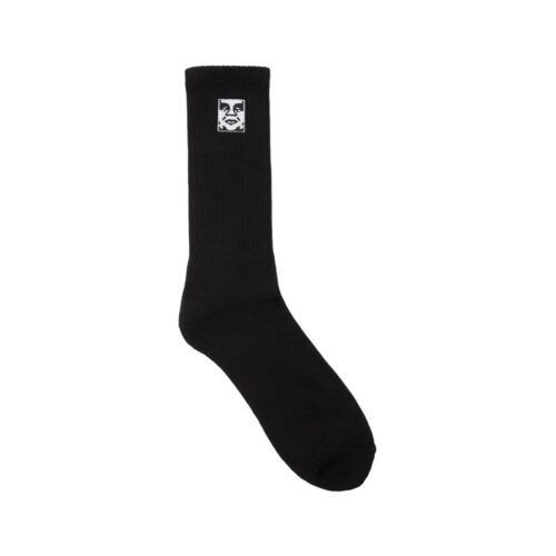 OBEY ICON FACE SOCKS 100260193.BLK