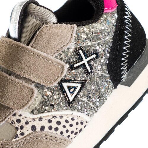 SUN68 GIRL'S ALLY GLITTER FIRST STEP BZ45412F.44