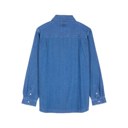 SANTA CRUZ GLOBAL OVAL DOT DENIM SHIRT SCA-SHT-0890