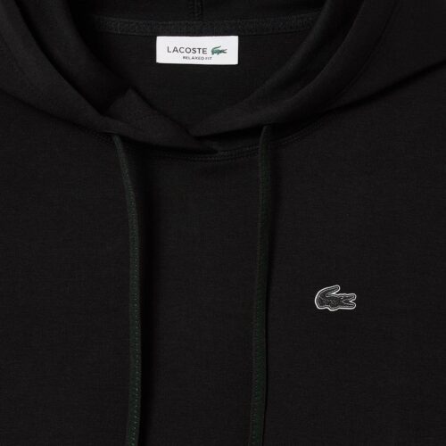 LACOSTE FELPA CON CAPPUCCIO CORTA IN COTONE SF0281.031