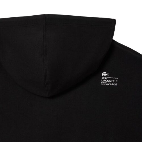 LACOSTE FELPA CON CAPPUCCIO CORTA IN COTONE SF0281.031