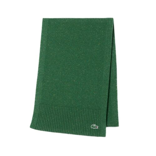 LACOSTE SCIARPA IN LANA FIAMMATA MADE IN FRANCE RE5992.81N