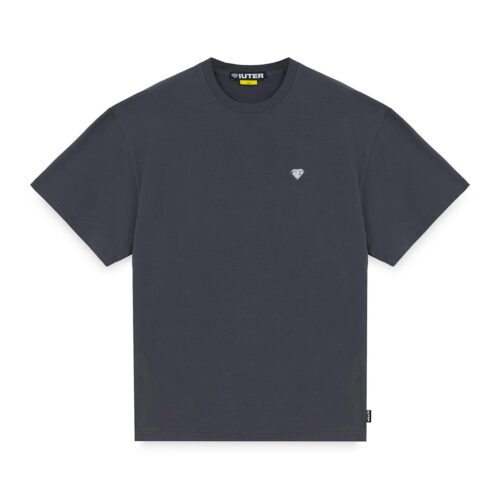 IUTER HEART LOGO TEE 25WITS01.ASPHALT