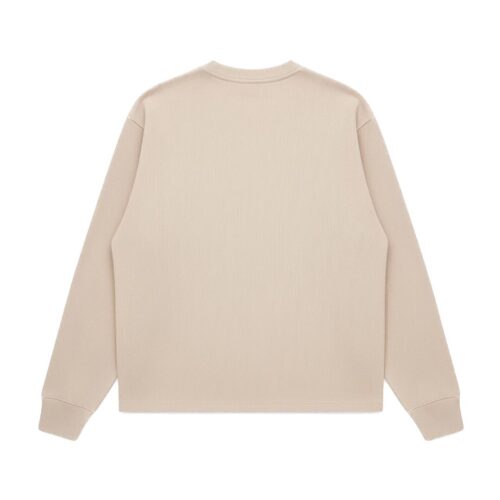 IUTER LABEL RIBBED LS TEE 25WILS03.ICE