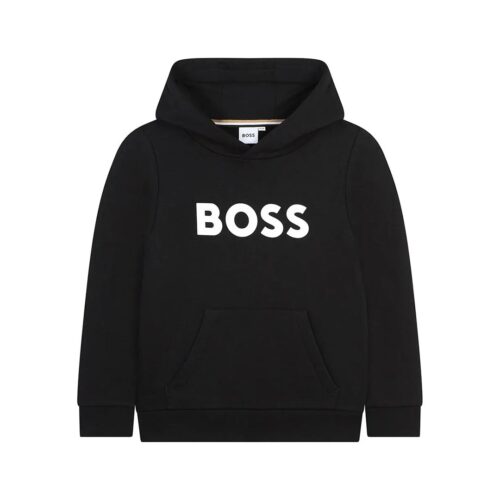 BOSS FELPA CON CAPPUCCIO J52351.NERO