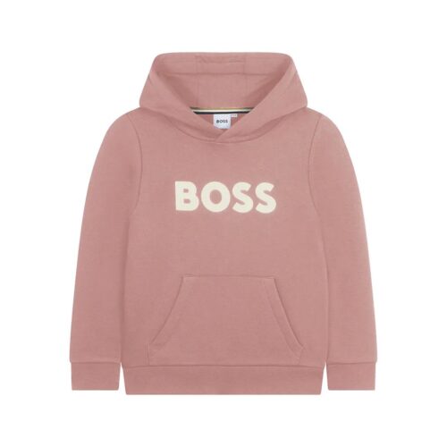 BOSS FELPA CON CAPPUCCIO J52351.ROSA