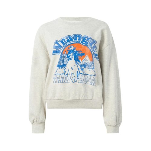 WRANGLER OVERSIZED SWEAT OAT MELE 112370770