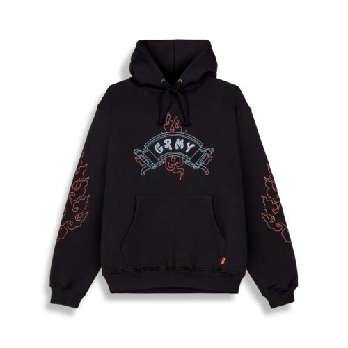 GRIMEY SAMPANS REGULAR HOODIE GCH649.BLK