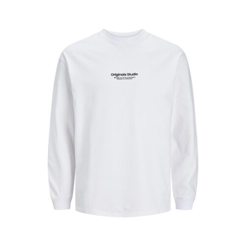 JACK&JONES JORVESTERBRO TEE LS CREW NECK NOOS 12251775.WHITE