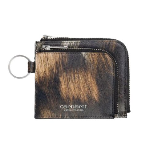 CARHARTT WIP DOUBLE VEAGS ZIP WALLET WILD DOG I033802.3BY.XX.06