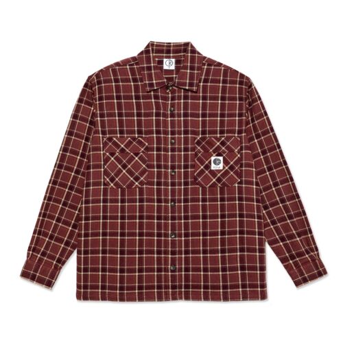 POLAR SKATE CO. MIKE LS FLANNEL SHIRT MIFLSSHIRT.OCS