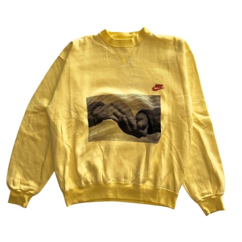 NIKE VINTAGE FELPA GIALLO