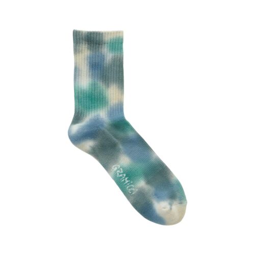GRAMICCI TIE DYE CREW SOCKS M36.BLU