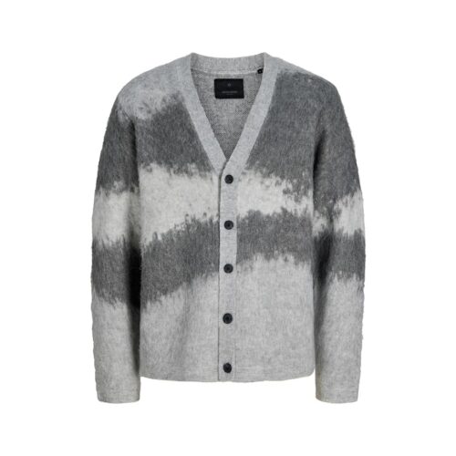 JACK&JONES JPRBLATRAVIS KNIT CARDIGAN STYD 12294757.GREY