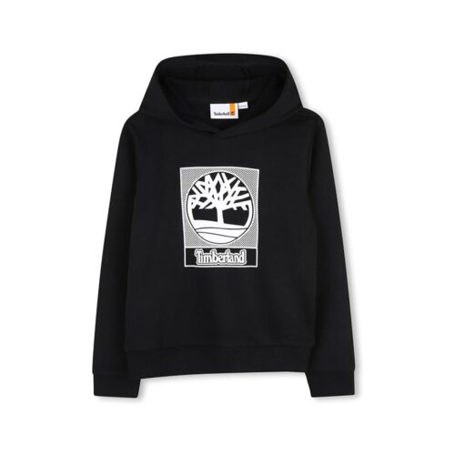 TIMBERLAND FELPA CON CAPPUCCIO T60383.NERO