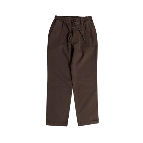SHOE HERRINGBONE FABRIC CHINOEASYPANTS PAZ85HER.BURNT