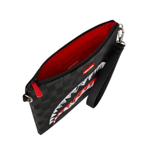 SPRAYGROUND SCRIBBLE SHARK CROSSOVER CLUTCH 910B8229NSZ