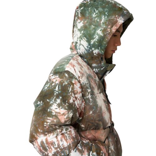 GRAMICCI DOWN PUFFER HOODED JACKET J017.TIEDYE
