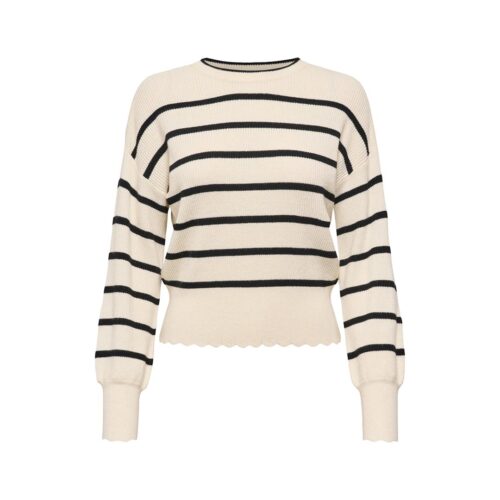 ONLY ONLIBI LS O-NECK KNT NOOS 15279935.WHT