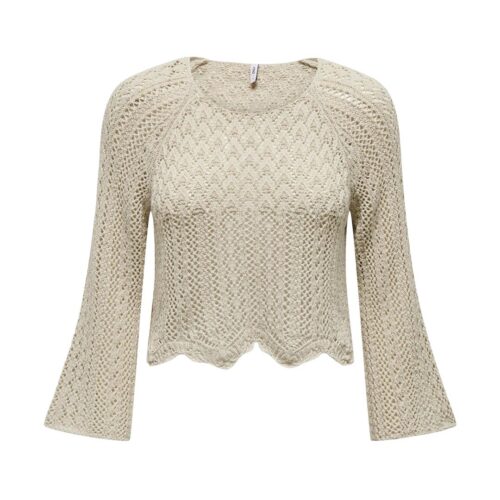 ONLY ONLNOLA LIFE 3/4 PULLOVER 15233173.FEATHER