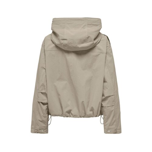 ONLY ONLMAMBA SHORT PARKA JACKET 15308621.SILVER