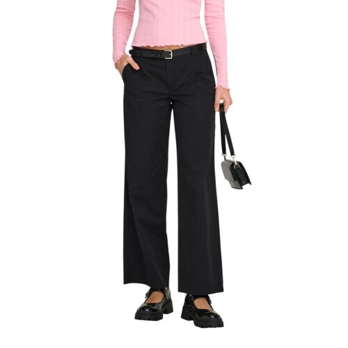 ONLY ONLTANNY LW WIDE CHINO PANT 15364079.BLK