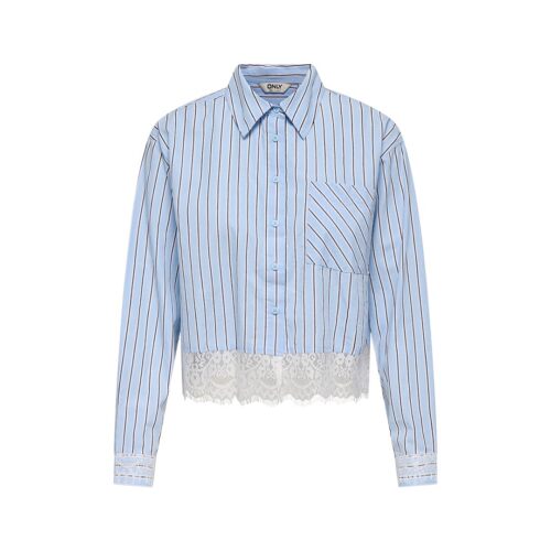ONLY ONLKHALIDA L/S BOXY EMB TAPE SHIRT WVN 15367450.CHM