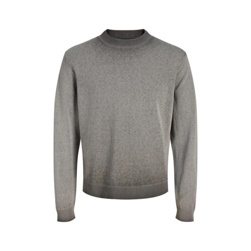 JACK&JONES JORNORREBRO KNIT WASHED CREW NECK 12293598.BLK