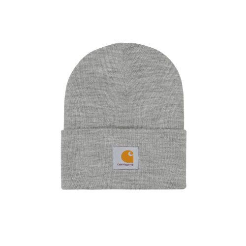 CAPPELLO UNISEX CARHARTT WIP ACRYLIC WATCH HAT GREY HEATHER I020175.V6.XX.06