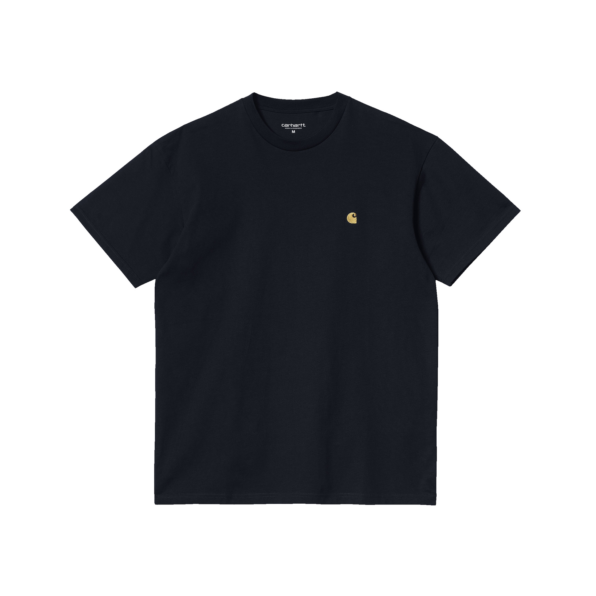 T-SHIRT UOMO CARHARTT WIP S/S CHASE T-SHIRT DARK NAVY/GOLD I026391.00H.XX.03