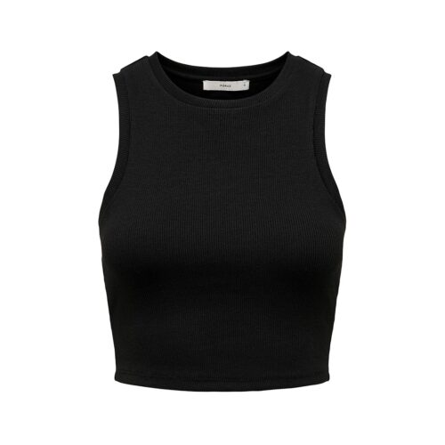 ONLY  ONLVILMA CROPPED TANK TOP 15282771.BLACK