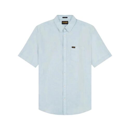 WRANGLER SS 1 PKT SHIRT FORGET ME NOT 112378046