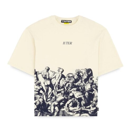 IUTER BATTLE REVERSE STITCH TEE 26SITS11.IVORY