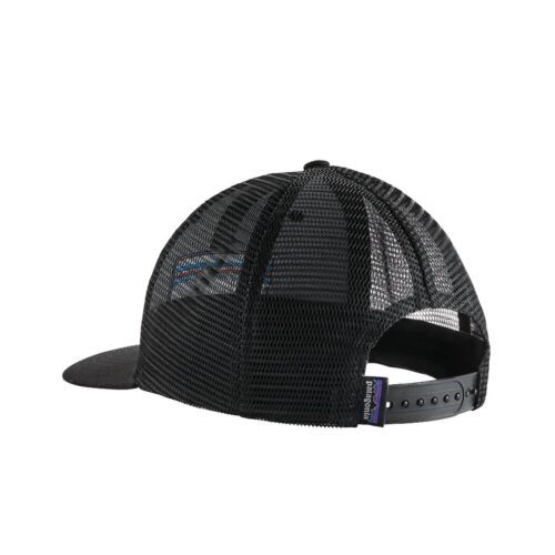 PATAGONIA P-6 LOGO TRUCKER HAT 38289.BLK