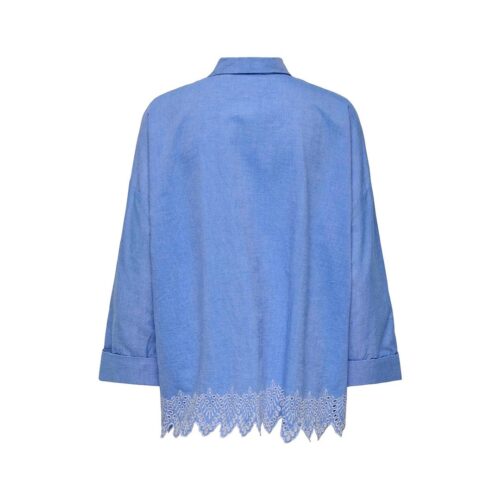 ONLY ONLGRACES TULUM LS EMB SHIRT NOOS WVN 15343165.BLB