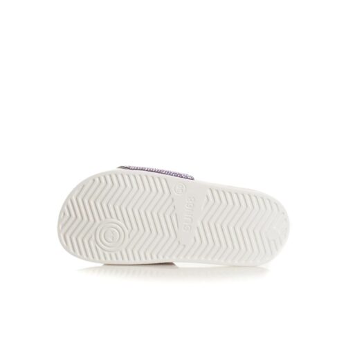 SUN68 GIRL'S SLIPPERS STRASS LOGO KID X36411K.0124