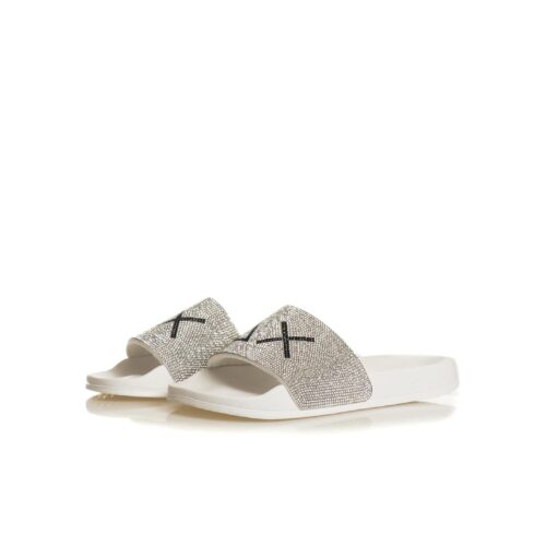 SUN68 GIRL'S SLIPPER STRASS LOGO TEEN X36411T.01