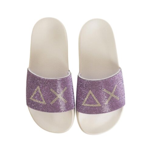 SUN68 GIRL'S SLIPPER STRASS LOGO TEEN X36411T.0124