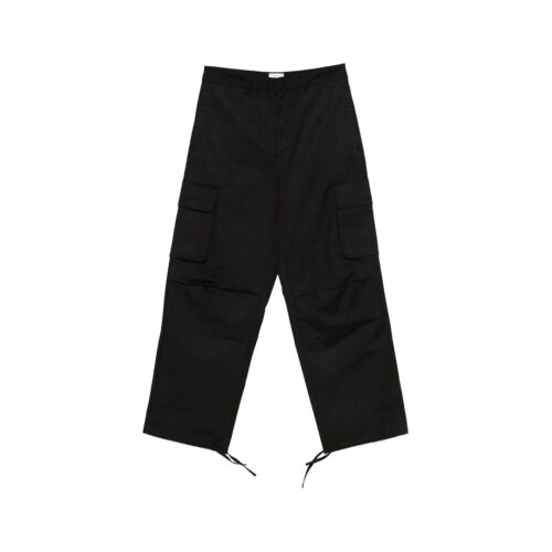 ARTE LINEN CARGO PANTS 039P.BLK