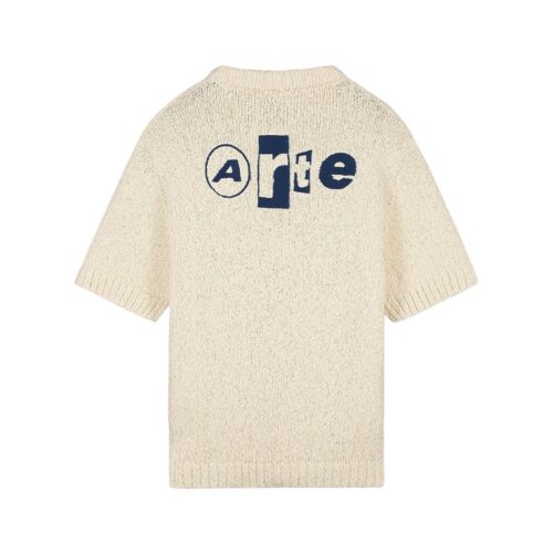 ARTE BACK GRAPHIC KNIT T-SHIRT 176K.250