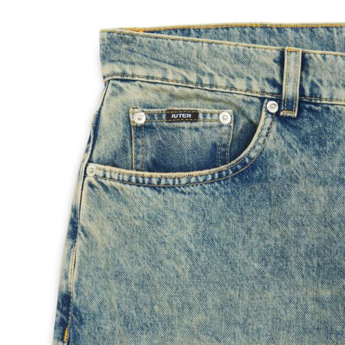 IUTER BAGGY DENIM PANTS CRVRIDP03.BLCD
