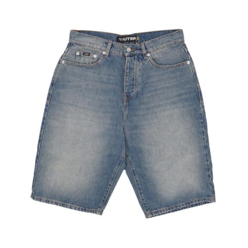 IUTER BAGGY DENIM SHORTS CRVRIDS03.BLCD