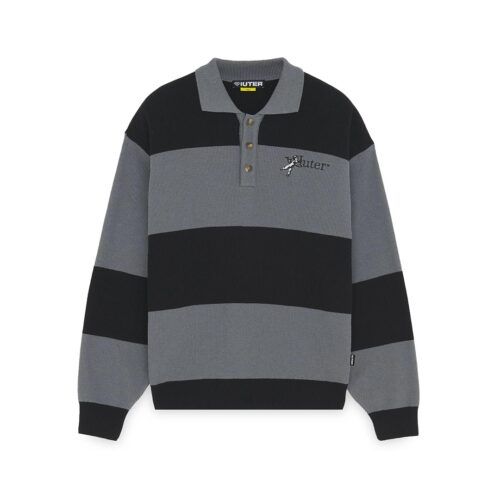 IUTER SOULS KNIT POLO 26SIJM04.BLK
