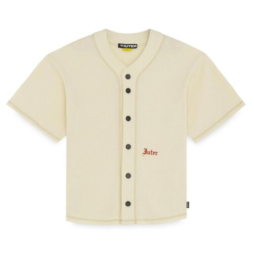 IUTER GOTHIC WAFFLE BASEBALL SHIRT 26SIHR01.IVORY