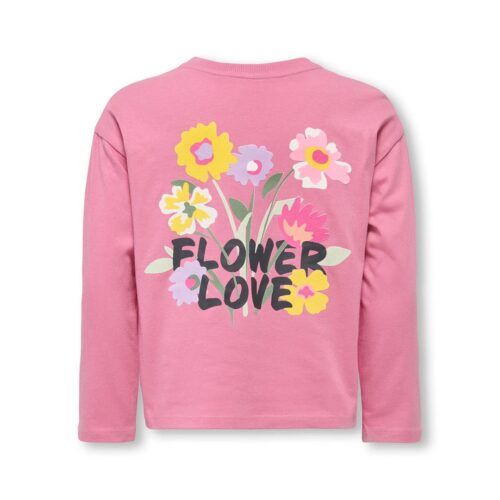 ONLY KMGJOAN LIFE LS REG PRINTED TEE JRS 15368340.CRSF