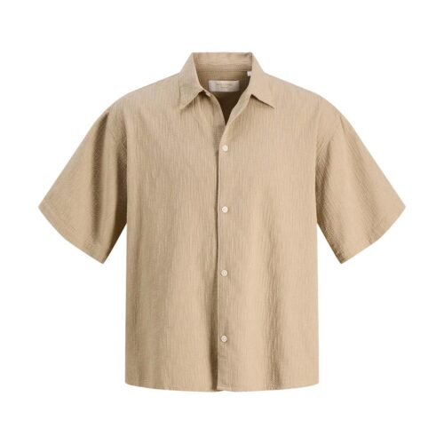 JACK&JONES JORMONTAUK WAVY TEXTURE SHIRT SS 12293555.CRK
